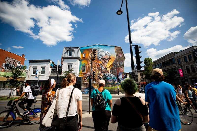 Montreal: The Original Locally Owned Street Art Walking Tour - MURAL Festival time: what changes when you see the scene during the event