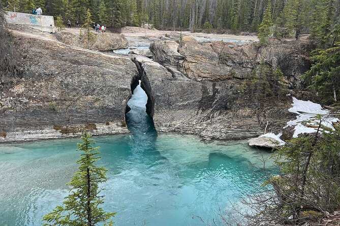 Moraine and Lake Louise with Yoho National Park Private Tour - Natural Bridge: Short time, fun photo angles, and flexible walking