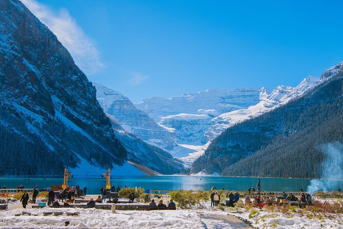 Moraine Lake and Lake Louise Half Day Tour - Lake Louise stop: chateau area vibes and a glacial color moment