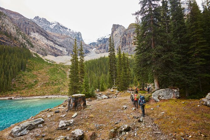 Moraine Lake and Lake Louise Sightseeing Half Day Tour - Moraine Lake: the Rockpile Trail viewpoint and Ten Peaks photos