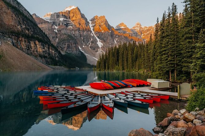 Moraine Lake Sunrise & Lake Louise Golden Hour Experience - The big idea: two iconic lakes, timed for light