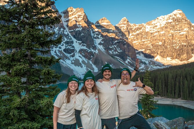 Moraine Lake Sunrise & Lake Louise Golden Hour Experience - The Rockpile viewpoint: what you gain, and what to expect