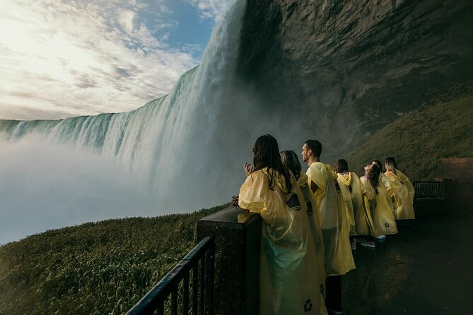 Niagara: Behind The Falls, Skylon Tower Ticket & Tesla Audio Tour - Journey Behind the Falls: 125 feet down, 130-year-old tunnels