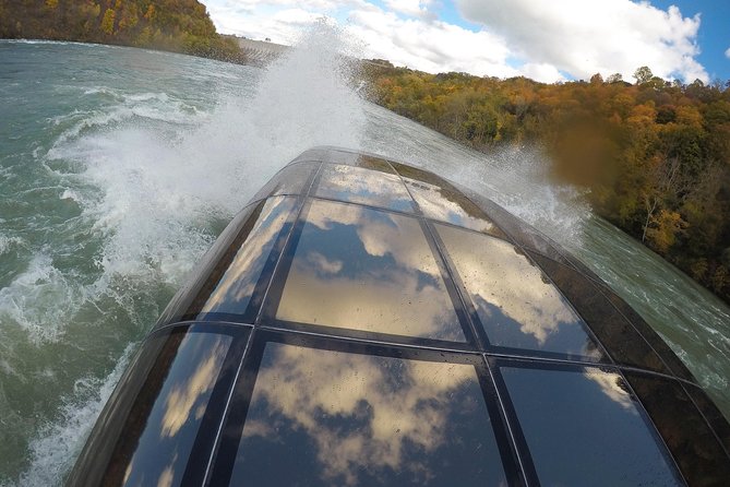 Niagara CANADA, Domed (Dry) Jet Boat Tour - The Dry Dome Advantage on Niagara River Chops