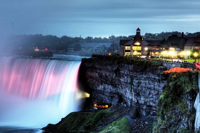 Niagara Falls Canada Day + Night Small Group Tour w/Falls Dinner - Scenic drive highlights: islands, dam views, and a quicker start