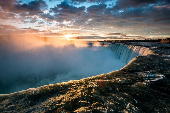 Niagara Falls Canada Day + Night Small Group Tour w/Falls Dinner - Skylon Tower: 520 feet up and the best “big picture” moment