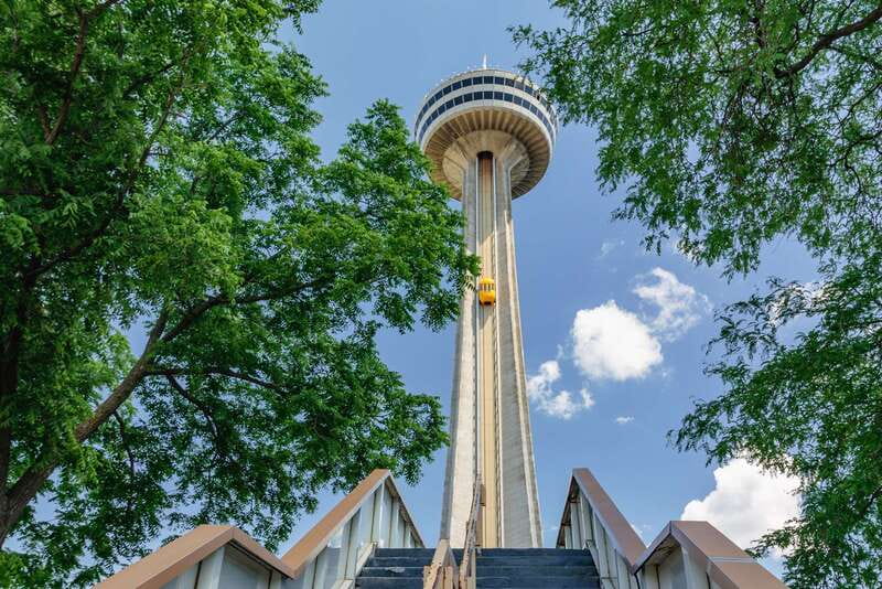 Niagara Falls, Canada: Skylon Tower Observation Deck Ticket - The “Ride to the Top” elevator: quick, glassy, and very different