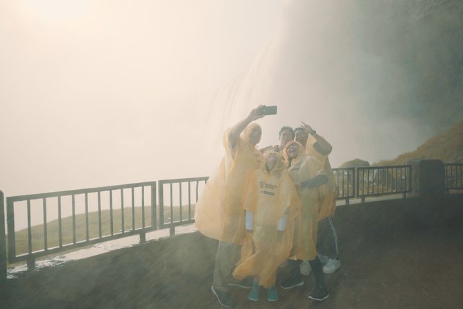 Niagara Falls Canada Tour: Helicopter, Boat, Behind Falls & Lunch - Hornblower cruise: get the mist, hear the engine of the Falls