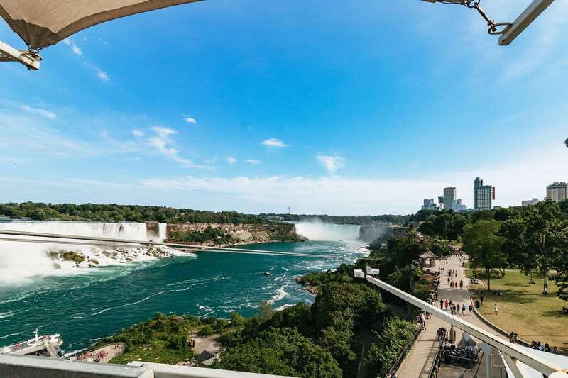 Niagara Falls, Canada: Zipline to The Falls - Landing deck time: photos, video sales, and where the value hits