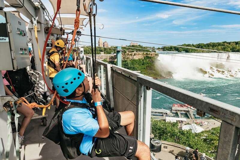 Niagara Falls, Canada: Zipline to The Falls - Timing and crowds: how long you wait matters more than you think