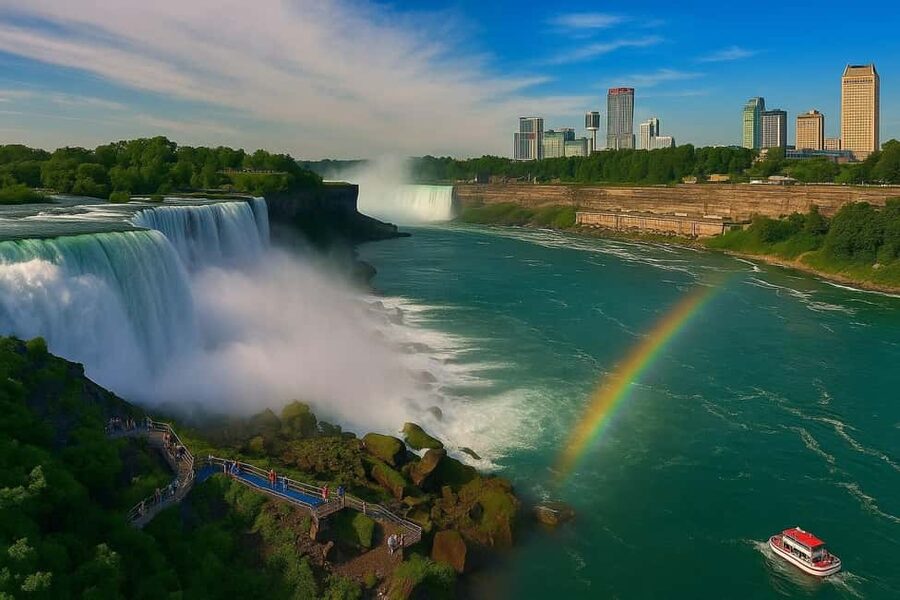 Niagara Falls, ON: Guided Tour with Boat, Skylon & Journey - Spanish Aero Car and Floral Clock: Iconic Stops for Quick Photo Wins