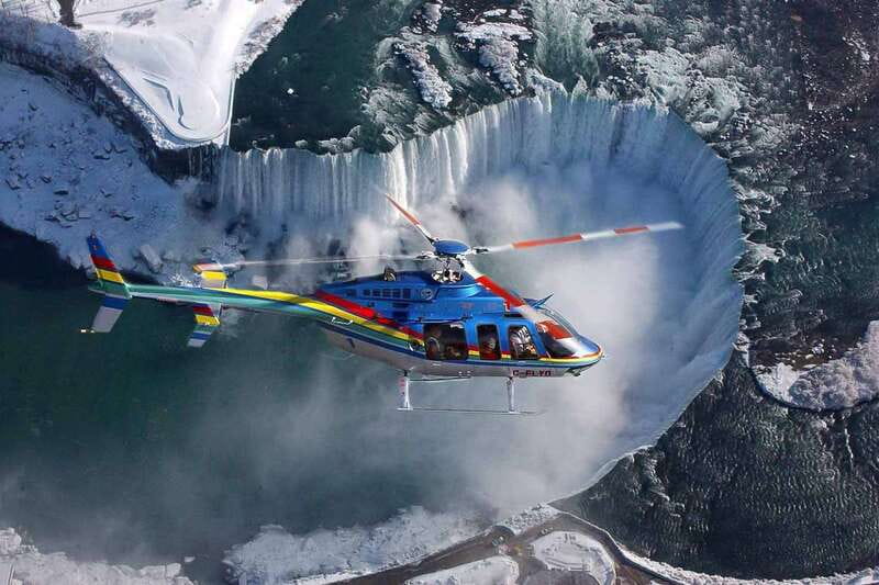 Niagara Falls, ON: Helicopter Ride with Boat & Skylon Lunch - Hotel pickup plus a narrated drive that sets the stage fast