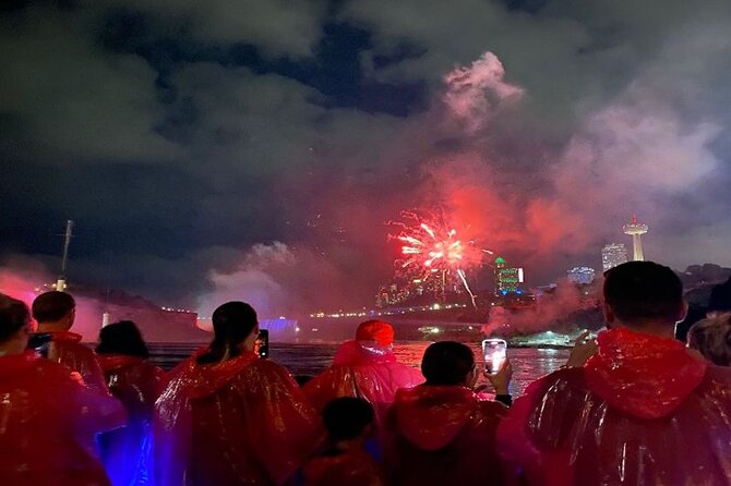 Niagara Falls Premium Night Tour: Fireworks Boat Cruise & Dinner - Fireworks timing, weather, and what you can do to stay calm
