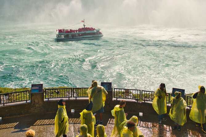 Niagara Falls Tour: Boat Ride, Journey Behind The Falls and more - The Hornblower/Niagara City Cruises finale, get as close as safely possible