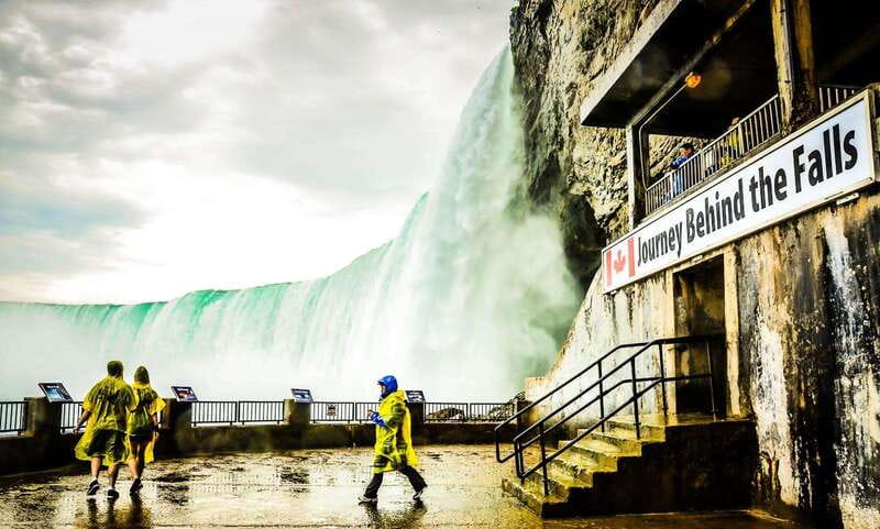 Niagara Falls Tour from Niagara Falls, Canada - Journey Behind the Falls: seeing the water where it lands
