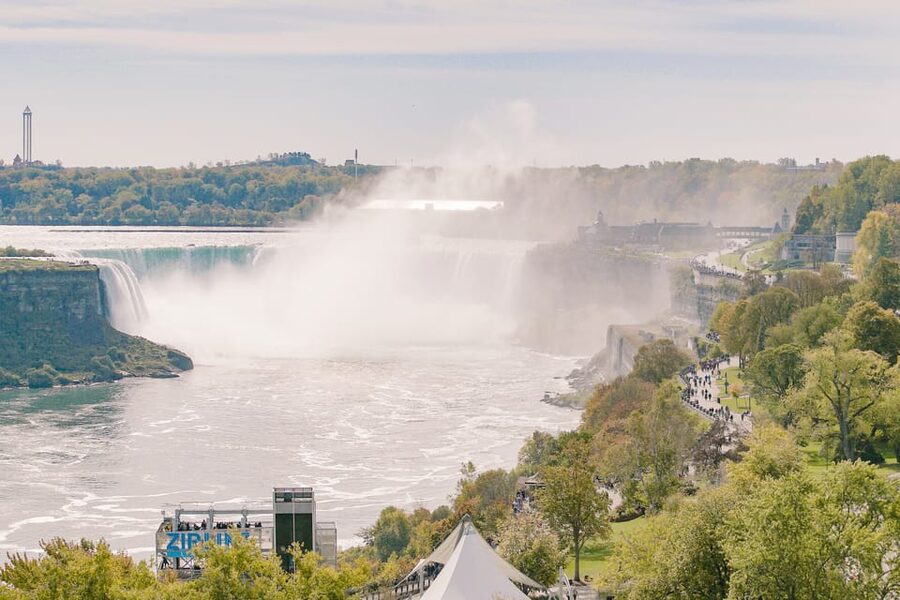 Niagara Falls: US & Canada Full-Day Tour & Lunch - Goat Island and Luna Island Views That Give You Perspective