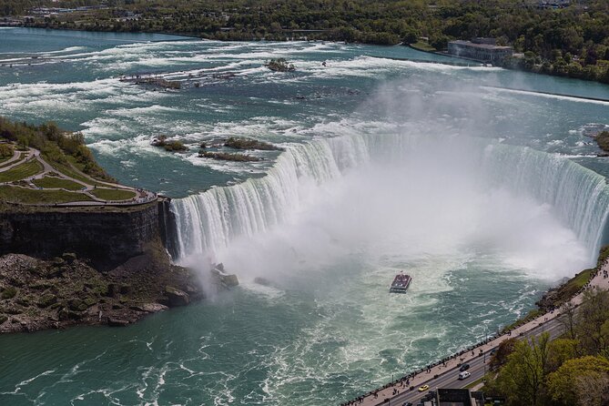 Niagara Underground Tour: Power Station and Tunnel Under Falls - Illumination Tower at dusk and a fast Nikola Tesla stop