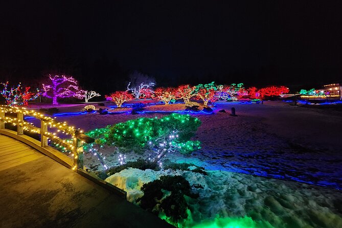 Nikka Yuko Japanese Garden Winter Light Festival - Your host at the gate: turning lights into a story