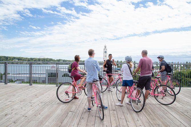 Non Touristy Pink Bike Tour by Spade & Palacio - Stop 1: Jeanne-Mance Park foot of Mount Royal