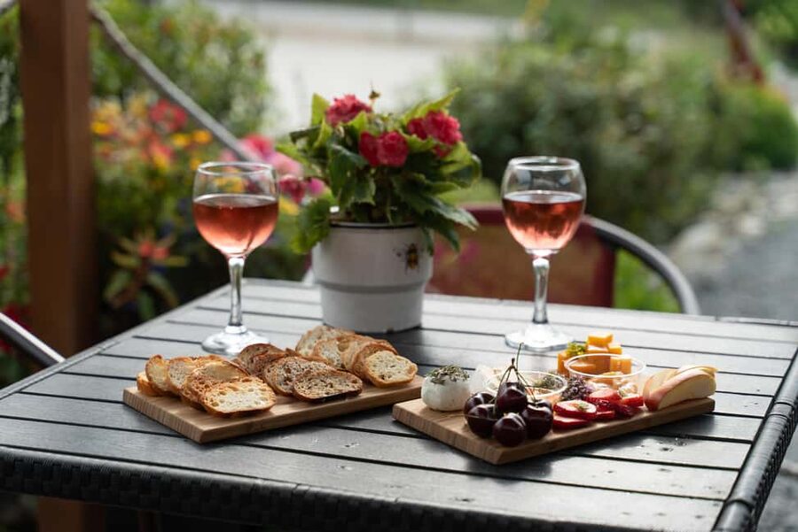 Okanagan Blackberry Fest; Wine Flights & Charcuterie Kelowna - U-pick blackberries, then farm patio charcuterie that goes beyond chips