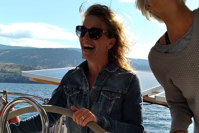 Okanagan Lake Sailing Tour from Penticton & Naramata BC - A small-group sailing lesson on Okanagan Lake, with real steering time