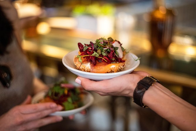 Old Montreal Guided Food Tour with 8+ Local Delicacies Tastings - Crew Collective and Café: Smoked Salmon Bagel to Kick Off Your Hunger