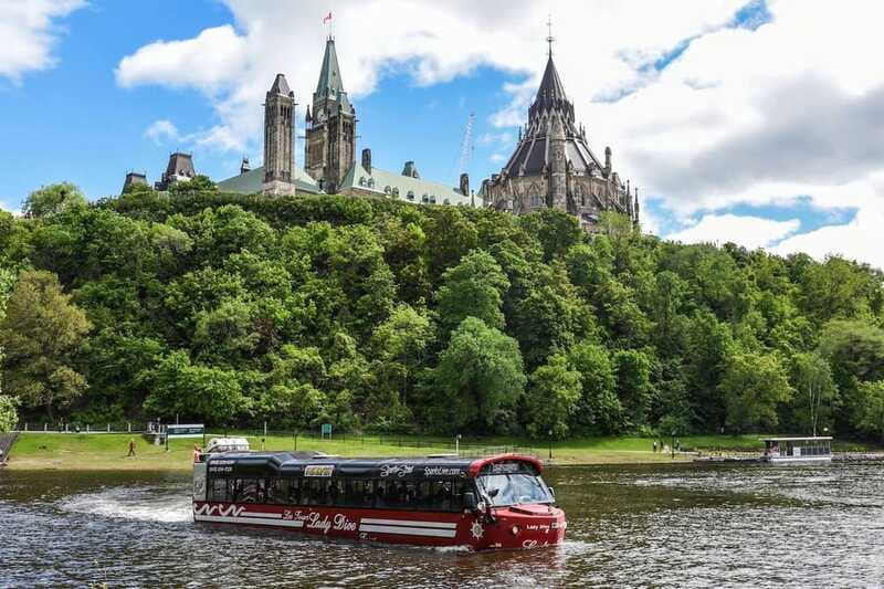Ottawa: Bilingual Guided City Tour by Amphibious Bus - Passing Ottawa landmarks: Parliament Hill, prime sites, and downtown stops