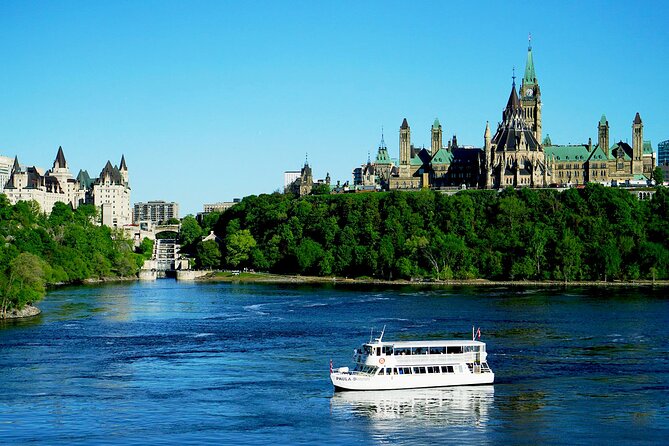 Ottawa Boat Cruise - Paul's Boat Line - Rideau Falls and the shoreline details you usually skip