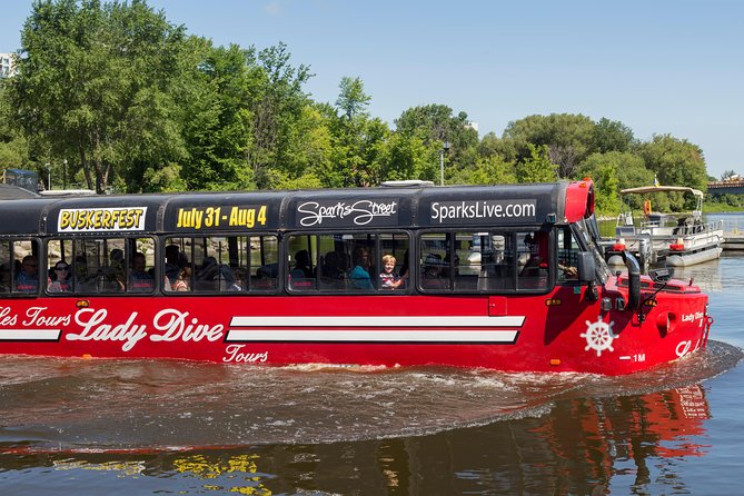 Ottawa City Tour by Land and Water - Route overview: what the stops look like on a short tour