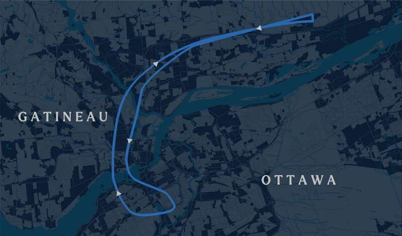 Ottawa: Helicopter Ride with Live Commentary - Canadian Museum of History: the city starts to click