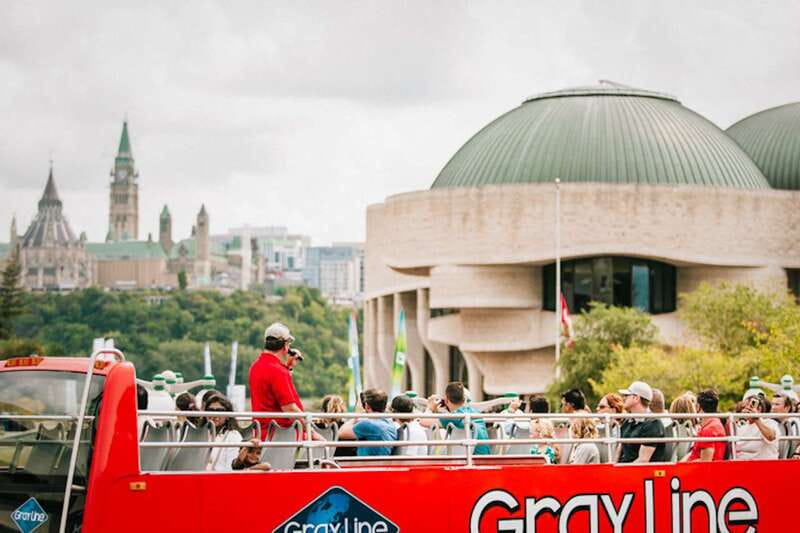 Ottawa: Hop-On Hop-Off Guided City Tour Pass - Open-top double-decker views, and the sound reality on windy days