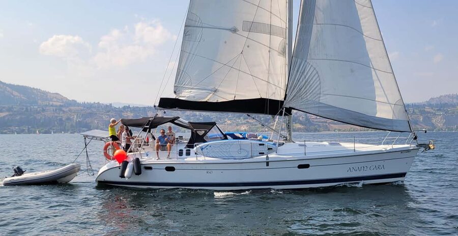 Penticton Okanagan Lake: Sailing Tour - Safety briefing first, then you learn the wind and the wheel