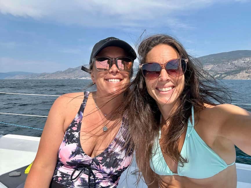 Penticton Okanagan Lake: Sailing Tour - Getting to Aman Cara: Naramata Marina, tender ride, and where to park