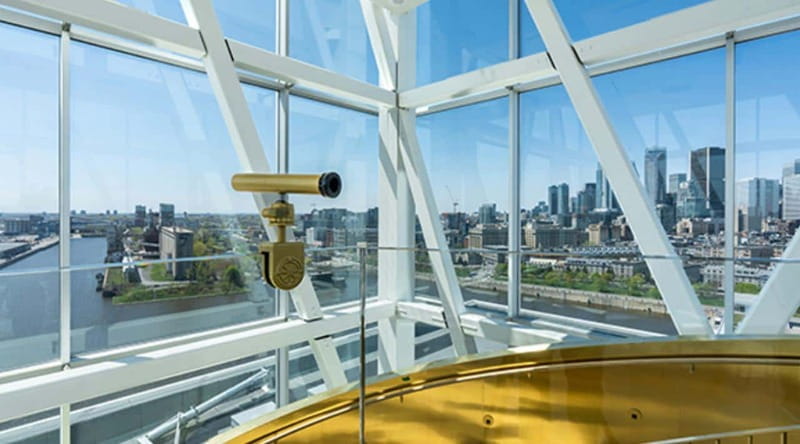 Port of Montreal Glass Tower Entry - Port of Montreal Glass Tower, 65 Metres of Montreal Views in Any Weather