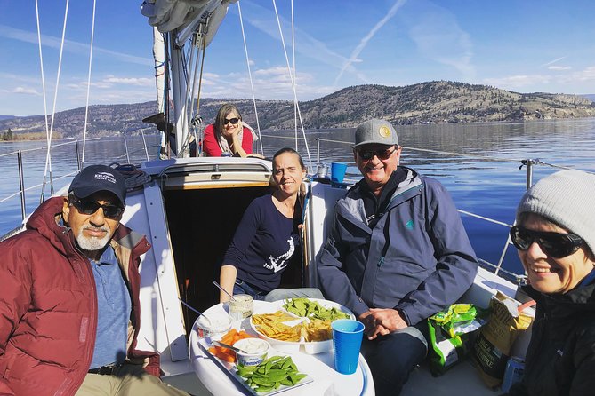 Private Kelowna Sailing Cruise on Okanagan Lake - Arriving at Kelowna Yacht Club, then easing onto Okanagan Lake