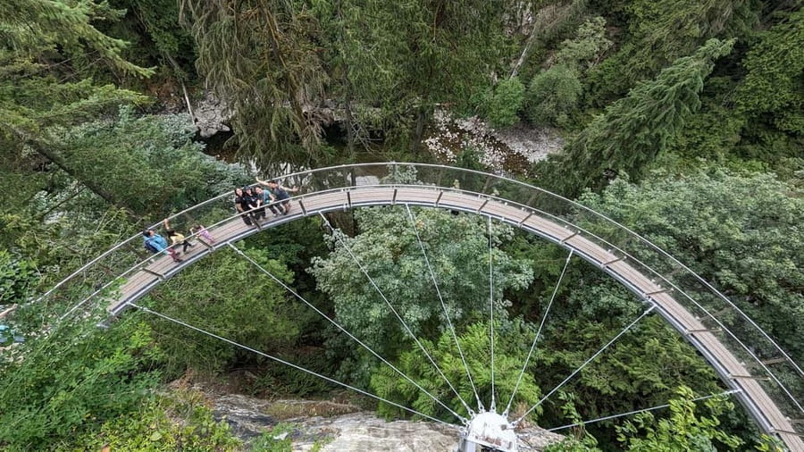 PrivateTour Capilano Br+Granville Islan+Hatchery+Lynn Canyon - Capilano Suspension Bridge and Treetops Views You Can Feel