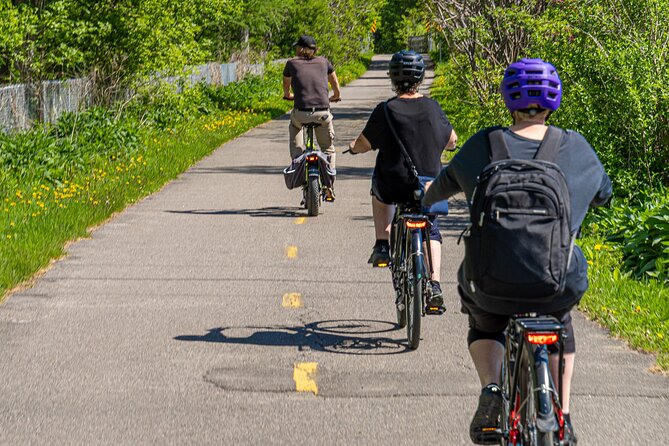 Quebec City: Montmorency Falls and Microbrewery eBike Tour - From La Barberie to the bike, a smart way to start your Quebec City day