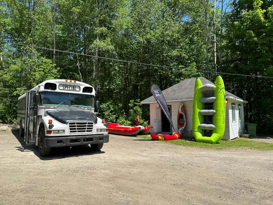 Quebec City: Rafting or kayaking – Jacques-Cartier Canyon - The river time: gentle stretches, fun rapids, and those cliff-and-swim moments