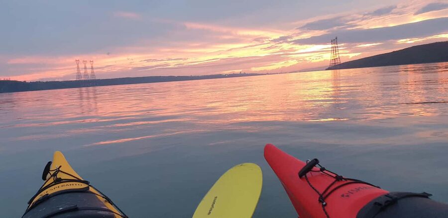 Quebec City Sunset Sea-Kayaking Tour with Mapple Wine - Gear up and get comfortable in your wetsuit-style setup