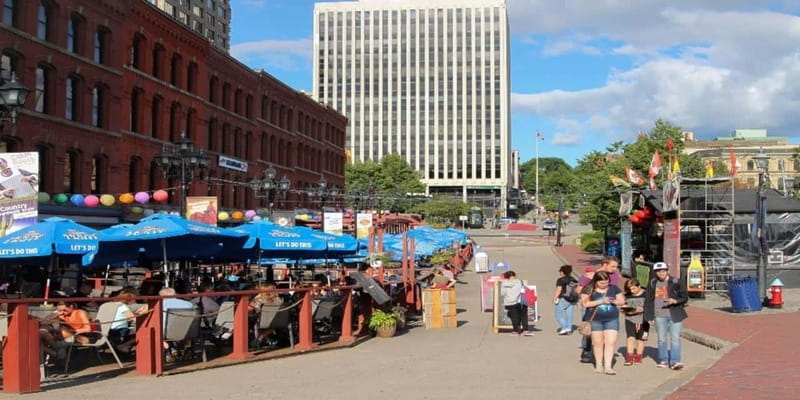 Saint John Walking Tour - Harbour Passage and Fort La Tour: views, paths, and a historic finish line