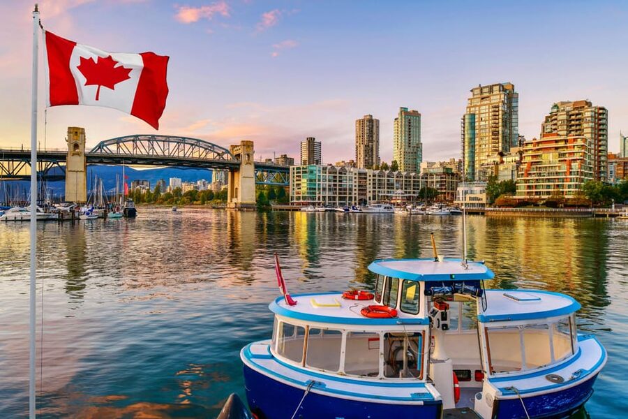 Seattle: Guided Day Trip to Vancouver - Canada Place: the harbor icon, plus FlyOver Canada if you choose it