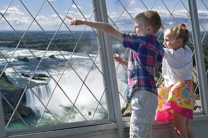 Skylon Tower, Niagara Falls Ontario Observation Deck Admission - Skylon Tower Ride to the Top: the 52-second glass elevator moment
