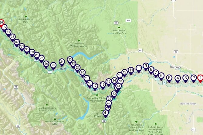 Smartphone Audio Driving Tour between Lake Louise and Calgary - Hot Springs, Tunnels, and the Kind of Trivia That Makes You Pay Attention