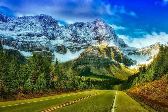 Smartphone Audio Driving Tour between Lake Louise and Calgary - Scenic Stops Without Forced Stop Times