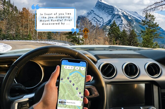 Smartphone Audio Driving Tour between Lake Louise and Calgary - How the Smartphone Tour Works on the Road (and Why It’s Actually Handy)