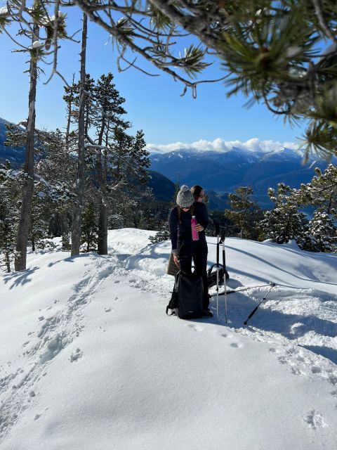 Snowshoeing At The Top Of The Sea To Sky Gondola - What to bring for a cold, rain-or-shine day