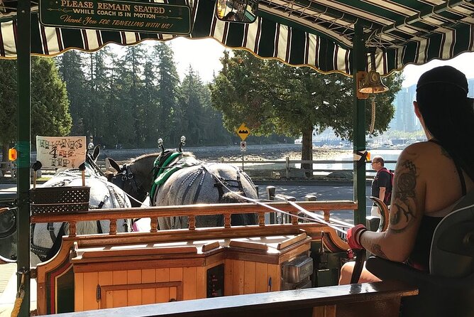Stanley Park Horse Drawn Tour in Vancouver - Girl in a Wetsuit and the Empress of Japan figurehead