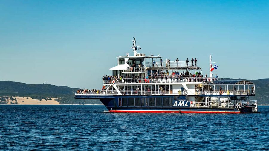 Tadoussac/Charlevoix: VIP Lounge OR UpperDeck Whale Watching - Sustainability and Whale Etiquette: Watching Without Chasing