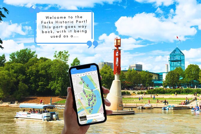 The Forks Historic Site: a Smartphone Audio Tour - The big logistics: download on Wi-Fi, then go hands-on