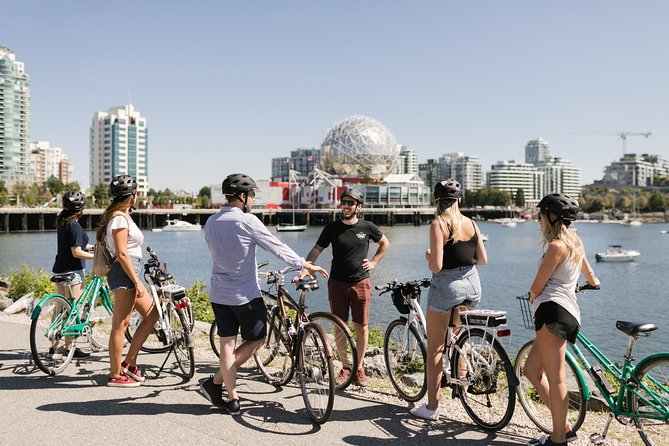 The Grand Bicycle Tour by Cycle City Tours - False Creek and Olympic Village: skyline views with a modern angle